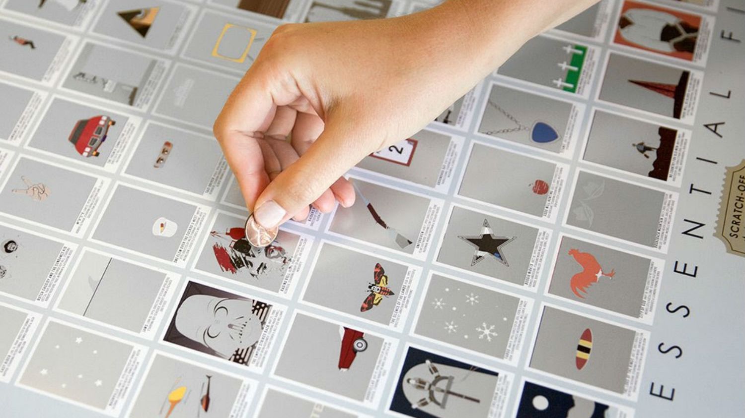 Keep Tabs on 100 Classic Films With This ScratchOff Poster Mental Floss
