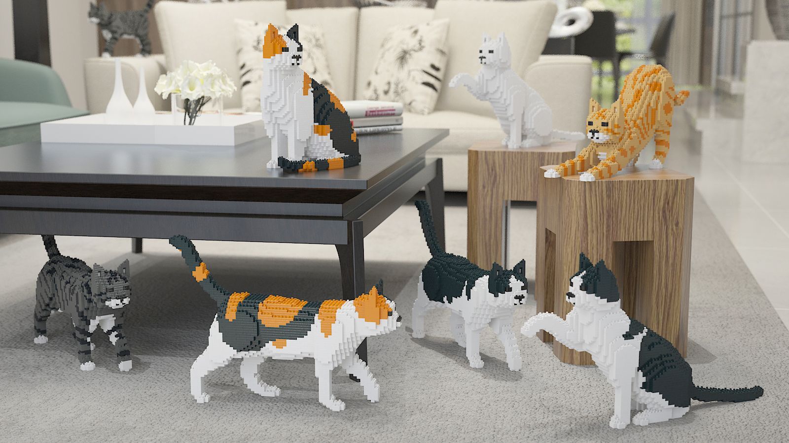 Build Your Own Cat With These Lego Like Blocks Mental Floss