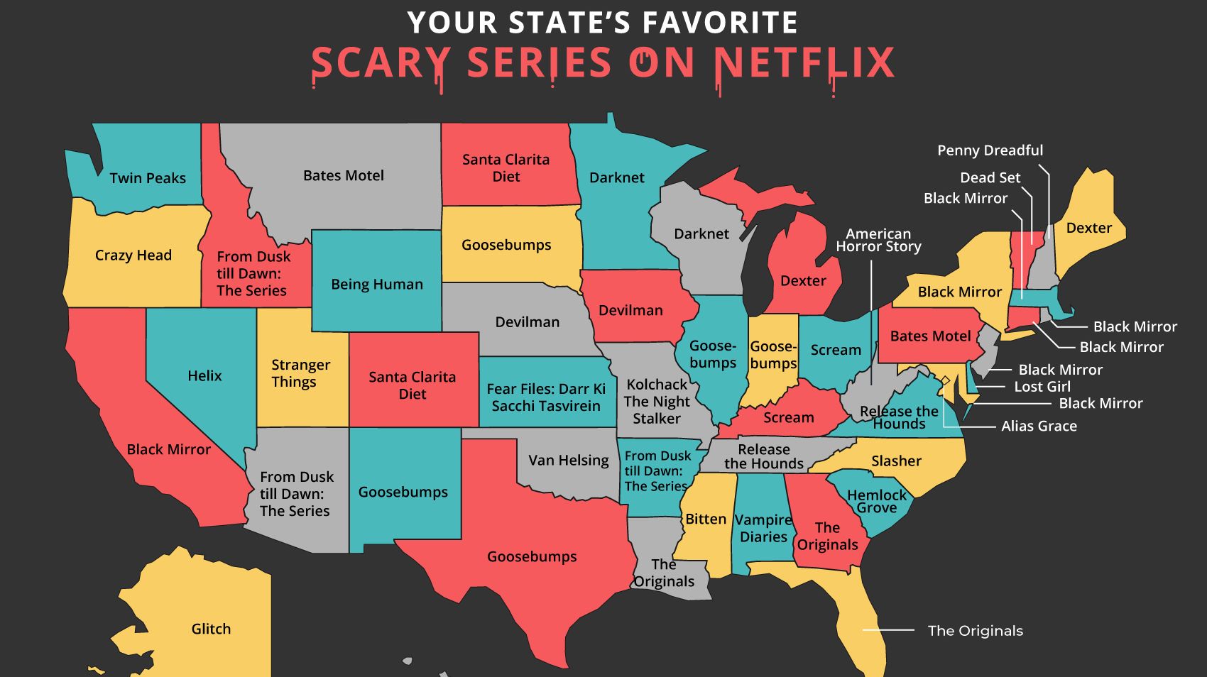 The Most Popular Scary Netflix Series in Each State ...