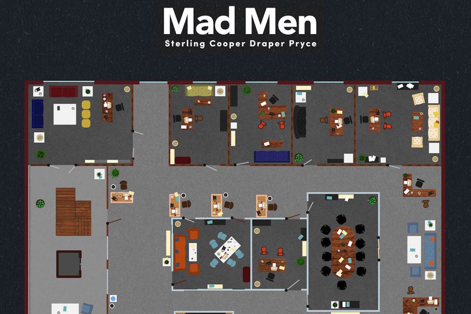 Explore The Layouts Of These Iconic Tv Businesses Mental Floss