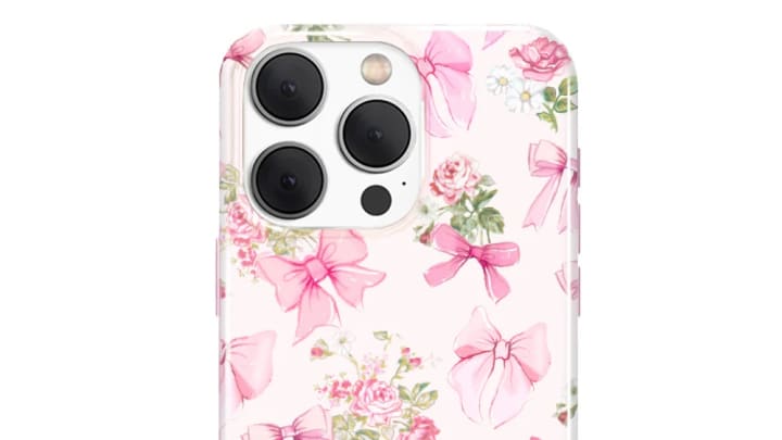 Velvet Caviar_Posie Pink iPhone Case_$40