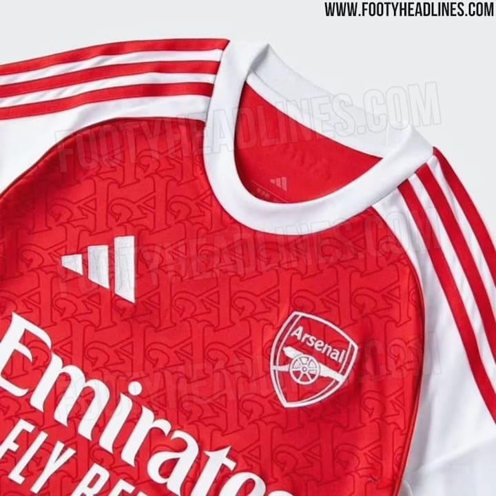 Le futur maillot domicile des Gunners en détail