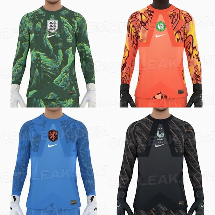 Les maillots de gardiens Nike de la Coupe du monde 2026