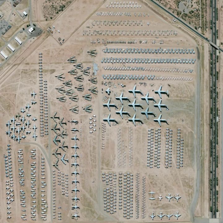 Davis-Monthan Air Force Base Aircraft Boneyar