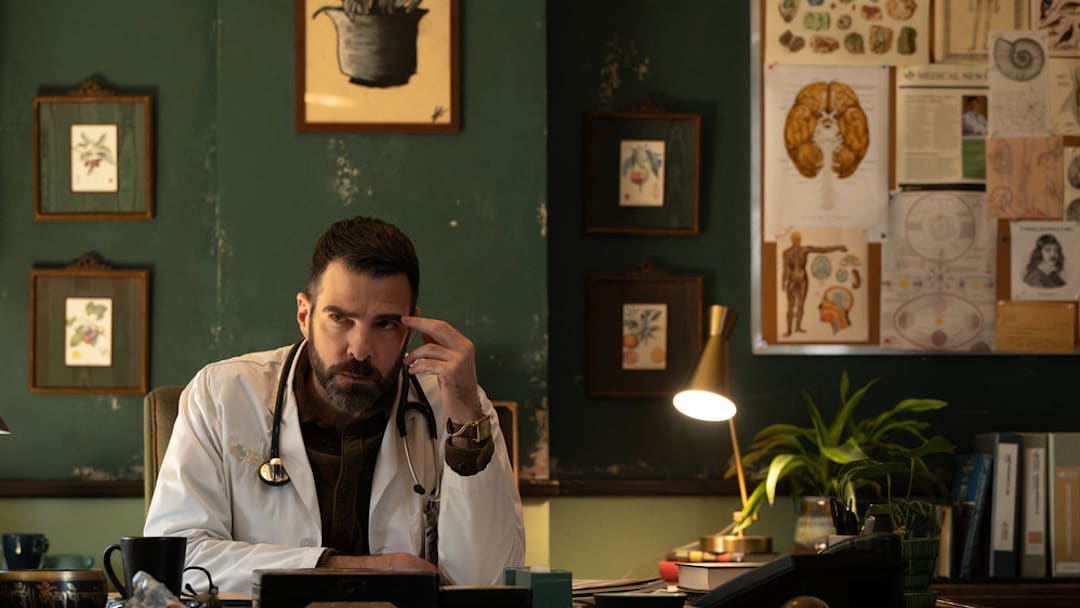 BRILLIANT MINDS -- "The Resident" Episode 210 -- Pictured: Zachary Quinto as Dr. Oliver Wolf -- (Photo by: Pief Weyman/NBC) BRILLIANT MINDS -- "The Resident" Episode 210 -- Pictured: Zachary Quinto as Dr. Oliver Wolf -- (Photo by: Pief Weyman/NBC)