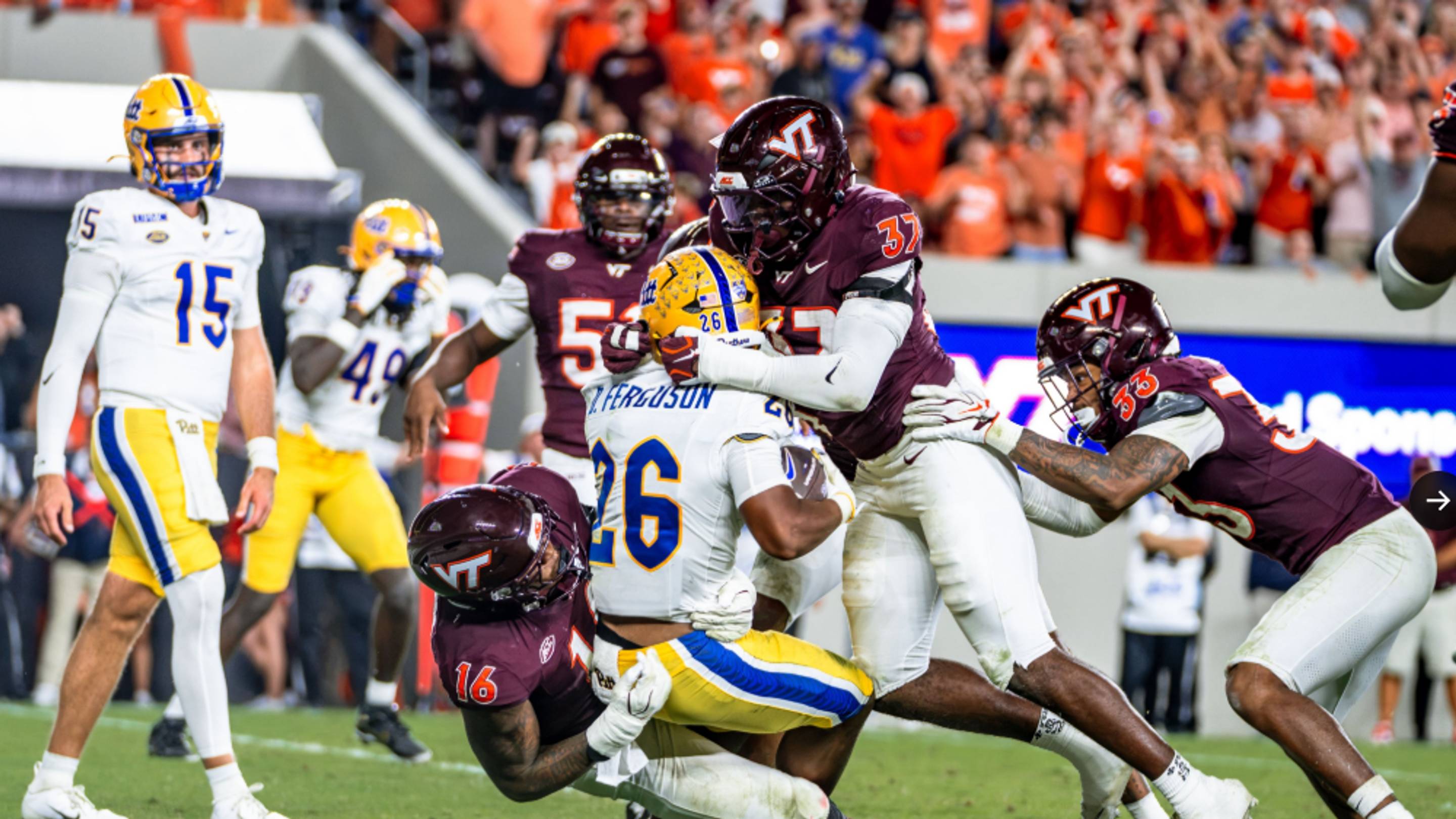 Virginia Tech Loses 35-33 To Pitt After Third-Quarter Struggles, Missed Field Goal