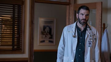 BRILLIANT MINDS -- "The Lost Biker" Episode 103 -- Pictured: Zachary Quinto as Dr. Oliver Wolf -- (Photo by: Rafy/NBC)
