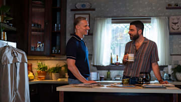 BRILLIANT MINDS -- "The Man Who Can't See Faces" Episode 113 -- Pictured: (l-r) Teddy Sears as Dr. Josh Nichols, Zachary Quinto as Dr. Oliver Wolf
