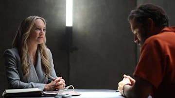FOUND -- "Missing While Witnessed" Episode 216 -- Pictured: (l-r) Danielle Sarve as Heather, Mark-Paul Gosselaar as Sir -- (Photo by: Matt Miller/NBC)