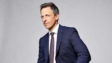 LATE NIGHT WITH SETH MEYERS -- Season: 5 -- Pictured: Seth Meyers -- (Photo by: Lloyd Bishop/NBC)