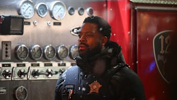 CHICAGO P.D. -- "In The Trenches: Part III" Episode 12014 -- Pictured: LaRoyce Hawkins as Officer Kevin Atwater 