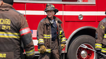 CHICAGO FIRE -- "Kicking Down Doors" Episode 1401 -- Pictured: David Eigenberg as Christopher Herrmann -- (Photo by: Peter Gordon/NBC)