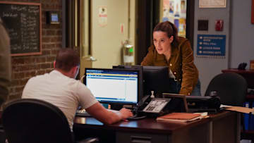 CHICAGO P.D. -- "Off Switch" Episode 12003 -- Pictured: Marina Squerciati as Officer Kim Burgess -- (Photo by: Elizabeth Sisson/NBC)