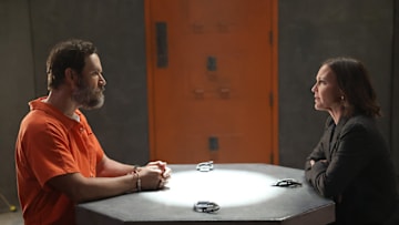 FOUND -- "Missing While Manipulated" Episode 217 -- Pictured: (l-r) Mark-Paul Gosselaar as Sir, Kelli Williams as Margaret -- (Photo by: Matt Miller/NBC)