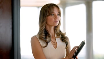 THE RAINMAKER -- Episode 103 -- Pictured: Madison Iseman as Sarah Plankmore -- (Photo by: Christopher Barr/USA Network)
