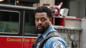 CHICAGO P.D. -- "Miami" Episode 1305 -- Pictured: LaRoyce Hawkins as Officer Kevin Atwater -- (Photo by: Lori Allen/NBC)