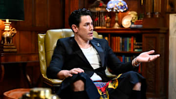 THE TRAITORS -- "Let Battle Commence" Episode 301 -- Pictured: Tom Sandoval -- (Photo by: Euan Cherry/Peacock)