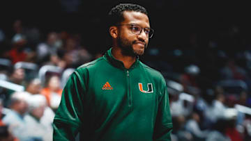 New Miami Hurricanes Head Coach Jai Lucas in Miami Gear.