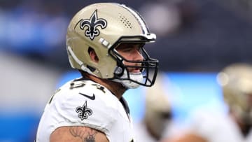 New Orleans Saints offensive lineman Nick Saldiveri 