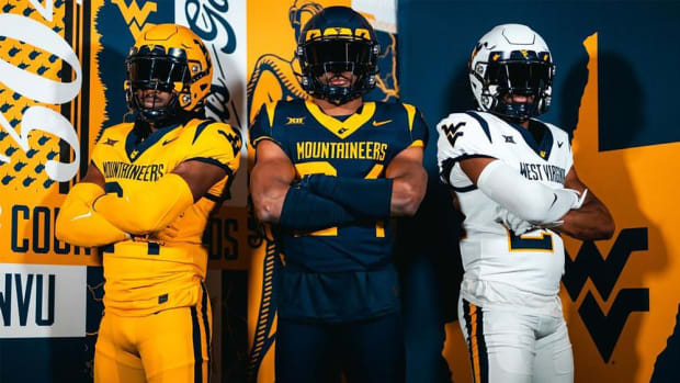 West Virginia's new uniform set.