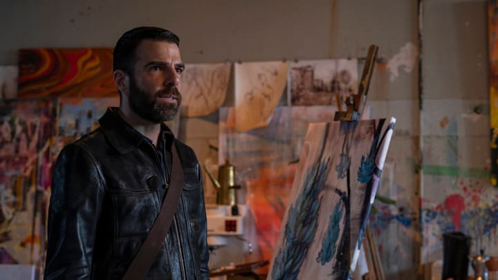 BRILLIANT MINDS -- "The Colorblind Painter" Episode 109 -- Pictured: Zachary Quinto as Dr. Oliver Wolf 