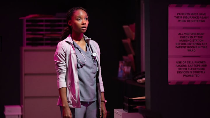 BRILLIANT MINDS -- "The Contestant" Episode 202 -- Pictured: Ashleigh LaThrop as Dr. Ericka Kinney -- (Photo by: Pief Weyman/NBC)