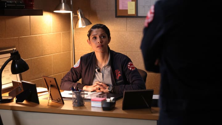 CHICAGO FIRE -- "Red Flag" Episode 12007 -- Pictured: Miranda Rae Mayo as Stella Kidd -- (Photo by: Adrian S Burrows Sr/NBC)