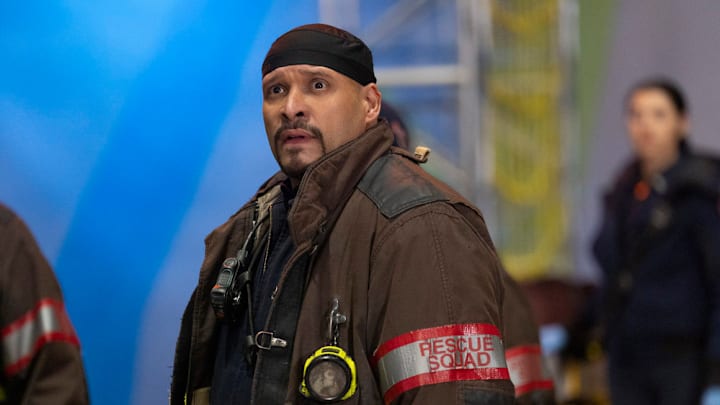 CHICAGO FIRE -- "Born of Fire" Episode 13013 -- Pictured: Joe Miñoso as Joe Cruz -- (Photo by: Peter Gordon/NBC)