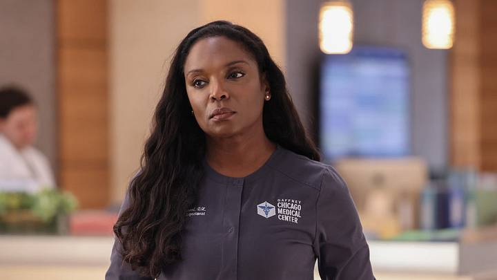 CHICAGO MED -- "The Stories We Tell Ourselves" Episode 1019 -- Pictured: Marlyne Barrett as Maggie Lockwood
