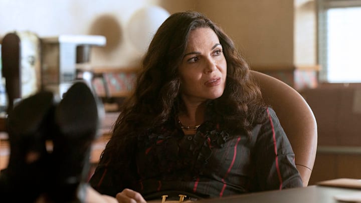 THE RAINMAKER -- Episode 101 -- Pictured: Lana Parrilla as Jocelyn "Bruiser" Stone -- (Photo by: Jonathan Hession/USA Network)