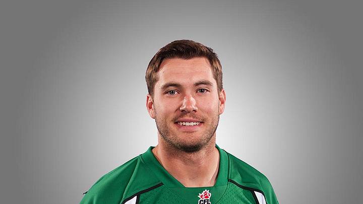 Jun 26, 2014; Saskatchewan Roughriders quarterback Seth Doege poses for a photo. Mandatory Credit: Imagn Images