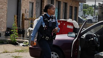 CHICAGO P.D. -- "Blood Bleeds Blue" Episode 12002 -- Pictured: Toya Turner as Kiana Cook -- (Photo by: Lori Allen/NBC)