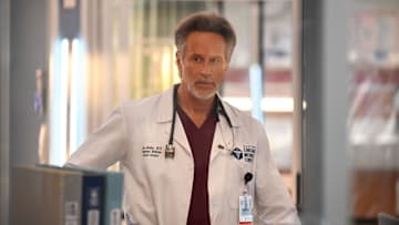 CHICAGO MED -- "We All Fall Down" Episode 1101 -- Pictured: Steven Weber as Dr. Dean Archer 