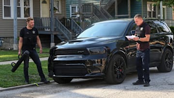 CHICAGO P.D. -- "The After" Episode 12004 -- Pictured: (l-r) Patrick John Flueger as Officer Adam Ruzek, Jason Beghe as Sgt. Hank Voight