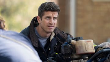 CHICAGO FIRE -- "Quicksand" Episode 13008 -- Pictured: Jake Lockett as Sam Carver
