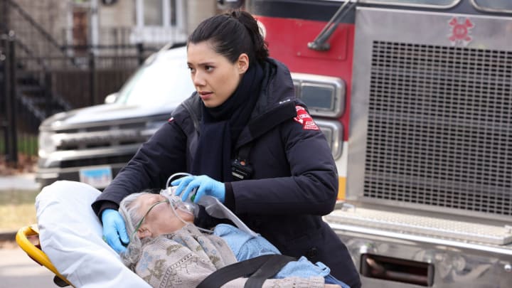 CHICAGO FIRE -- "Red Flag" Episode 12007 -- Pictured: Hanako Greensmith as Violet Mikami -- (Photo by: Adrian S Burrows Sr/NBC)