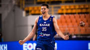 Greek forward/center Vangelis Zougris