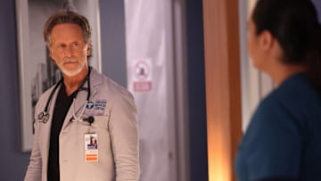CHICAGO MED -- "Bite Your Tongue" Episode 1002 -- Pictured: Steven Weber as Dr. Dean Archer -- (Photo by: George Burns Jr/NBC)