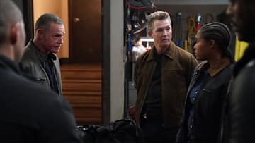 CHICAGO P.D. -- "Friends and Family" Episode 12009 -- Pictured: (l-r) Jason Beghe as Hank Voight, Shawn Hatosy as Deputy Chief Reid