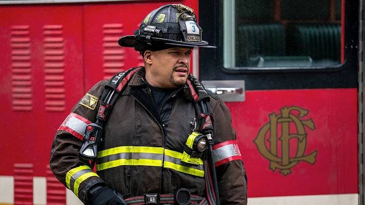 CHICAGO FIRE — “Pierce The Vein” Episode 1407 — Pictured: Joe Miñoso as Joe Cruz — (Photo by: Peter Gordon/NBC)