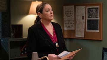 LAW & ORDER -- "Private Lives" Episode 22019 -- Pictured: Camryn Manheim as Lt. Kate Dixon -- (Photo by: Ralph Bavaro/NBC)