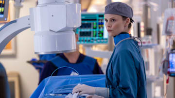 CHICAGO MED -- "The Story of Us" Episode 1106 -- Pictured: Sarah Ramos as Dr. Caitlin Lenox 