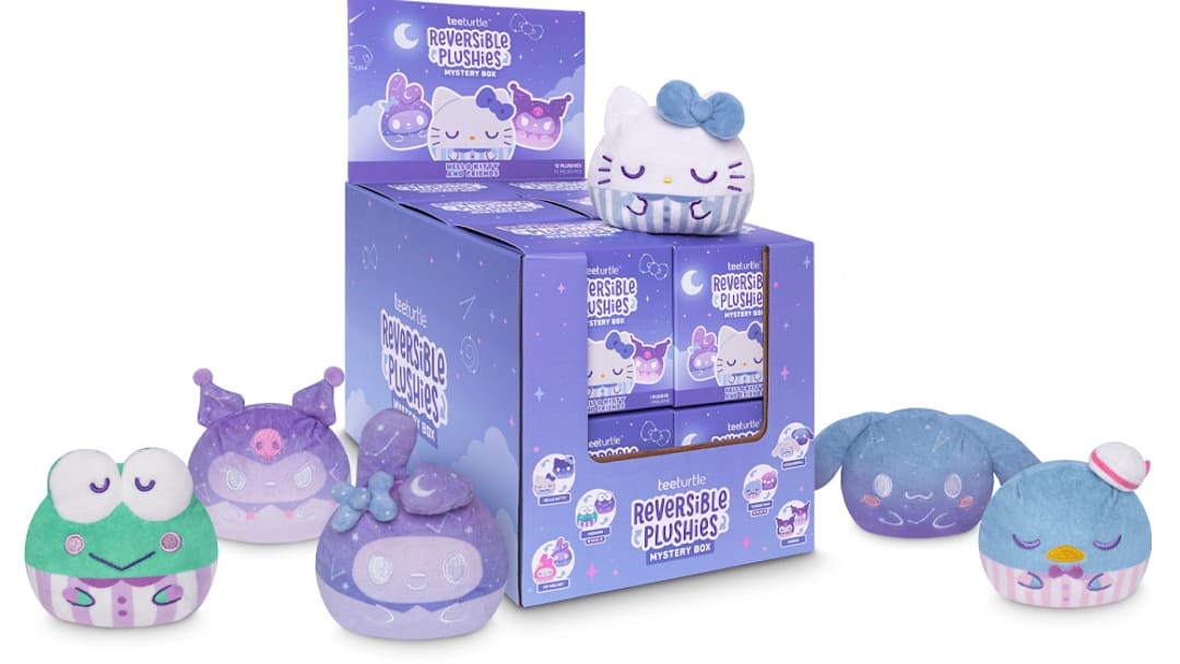 TeeTurtle Sanrio Celestial Reversible Plushie Mystery Box Image. 