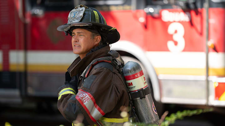 CHICAGO FIRE -- "Mercy" Episode 1404 -- Pictured: Taylor Kinney as Kelly Severide 