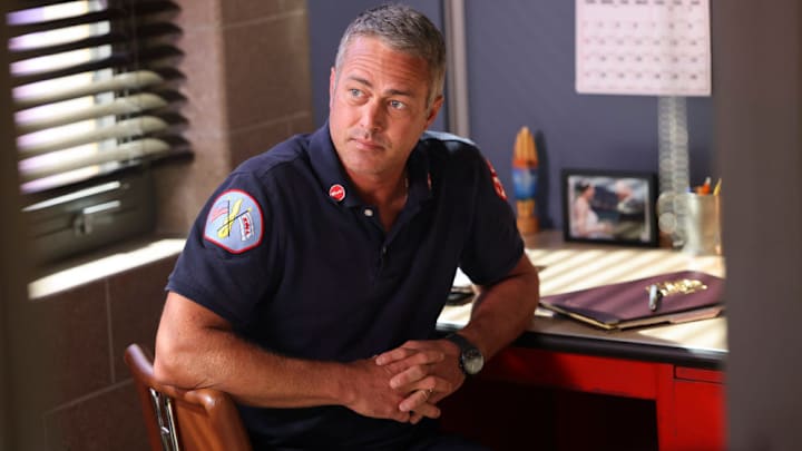 CHICAGO FIRE -- "Ride the Blade" Episode 13002 -- Pictured: Taylor Kinney as Kelly Severide -- (Photo by: George Burns Jr/NBC)