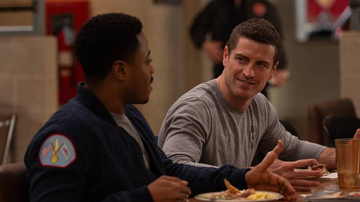CHICAGO FIRE -- "Permanent Damage" Episode 13019 -- Pictured: Jake Lockett as Sam Carver