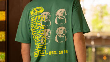 Vibrant Cane III Pocket Tee Image. Image Credit to Raising Cane's. 