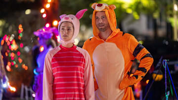 CHICAGO MED -- "What's Hiding in the Dark" Episode 1105 -- Pictured: (l-r) Holly Curran as Sadie Smith, Luke Mitchell as Dr. Mitch Ripley 