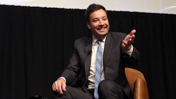 THE TONIGHT SHOW STARRING JIMMY FALLON -- Emmy FYC Panel -- Pictured: Jimmy Fallon at the Writers Guild Theater on May 3, 2019 -- (Photo by: Jesse Grant/NBC)