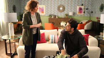 FOUND -- "Missing While Haunted" Episode 208 -- Pictured: (l-r) Kelli Williams as Margaret, Karan Oberoi as Dahn